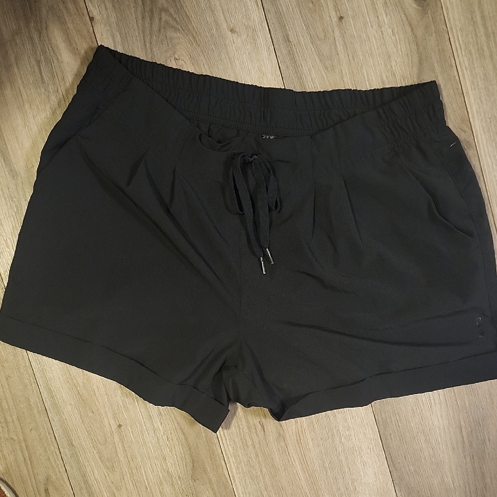 RBX Black Athletic Drawstring Shorts